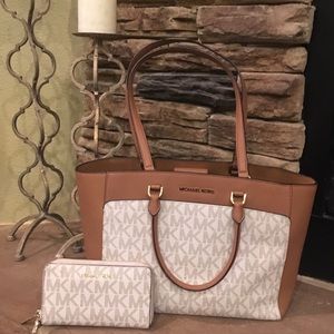 Michael Kors purse with wallet